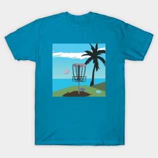 Disc Golf on a Tropical Island T-Shirt